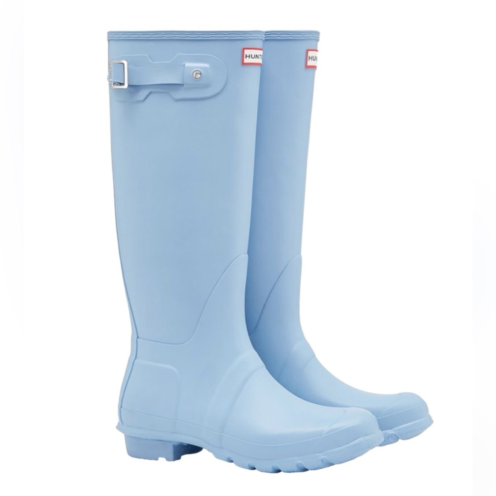 Hunter Light Blue Women's Rain Boots